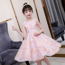 Italian childrens clothing girl dress summer 2021 new childrens skirt summer princess dress little girl vest dress