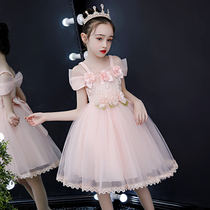 Italian girls summer dress 2021 New style gauze princess dress childrens skirt girl costume