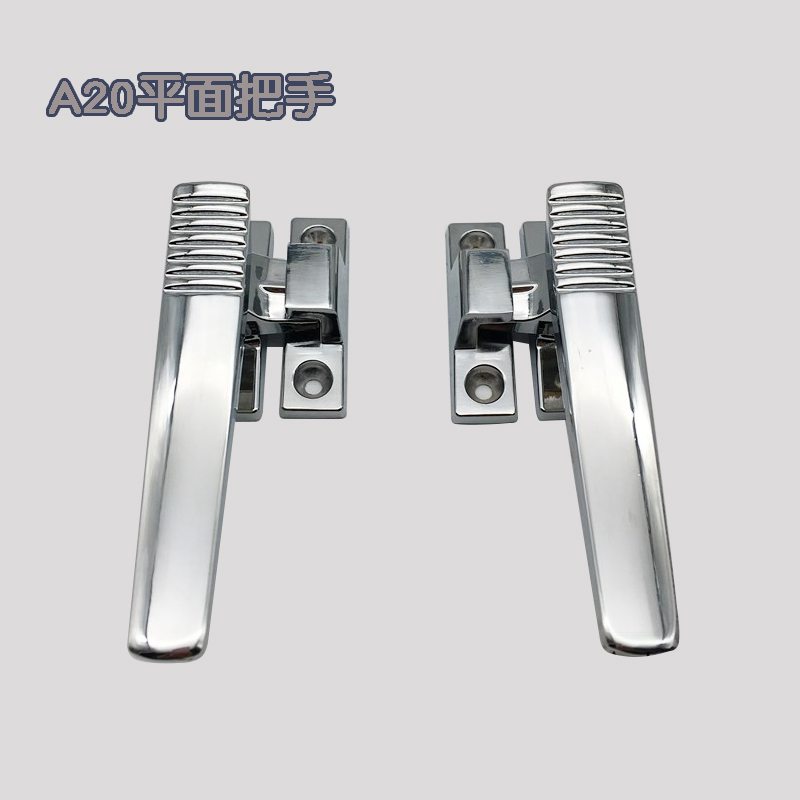 Zinc alloy pressing oven door handle sealing door handle oven freezer painting mechanical plane pressure handle lock