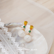 South Korea Net red ins niche temperament ear clip simple fashion small summer fresh versatile earrings no earrings female