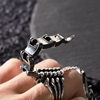 Tiktok Original Scorpion Tail Ring with Movable Tail, Mechanically Adjustable, Bendable, Retractable, Trendy Men's Index Finger Ring, Women's Ring