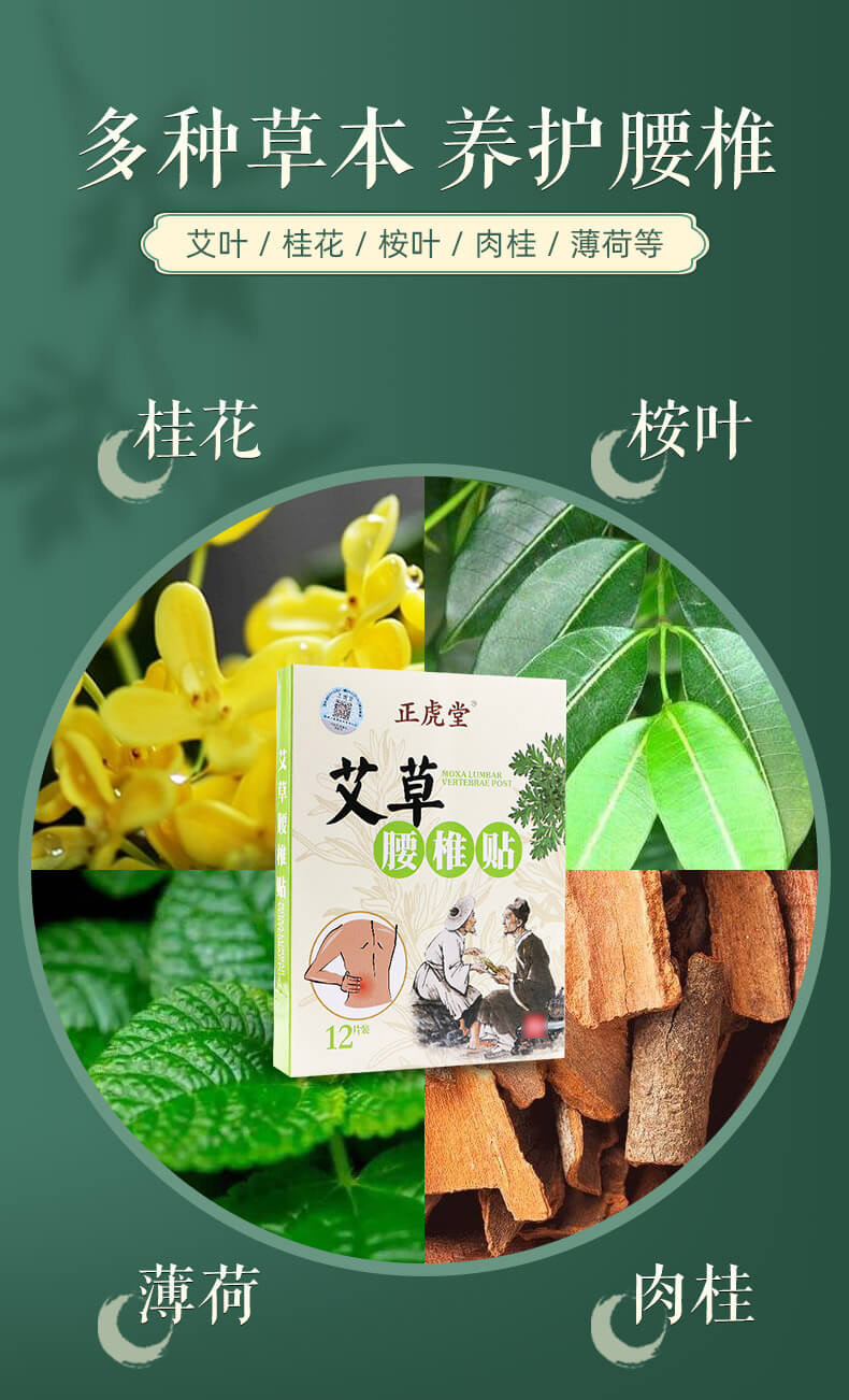 正虎堂  正虎堂 艾草膝盖颈椎热敷贴 12贴 图3