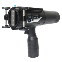 (可喷钢管水泥管喷码机)联联H16 H32大字符体60mm手持式机钢板电线杆塑料白色喷字商用工厂专用点阵打码机