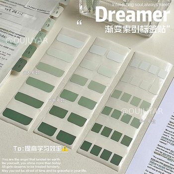 Card packing index stickers can be written on sticky notes, small strips, small card label stickers, classification pagination notes, instructions, marks, students' bookmark notes, transparent color set