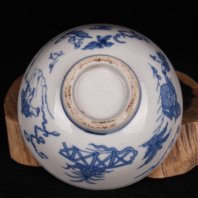 Stories of archaize of jingdezhen blue and white porcelain life of word lines play bowls archaize antique old do old furnishing articles