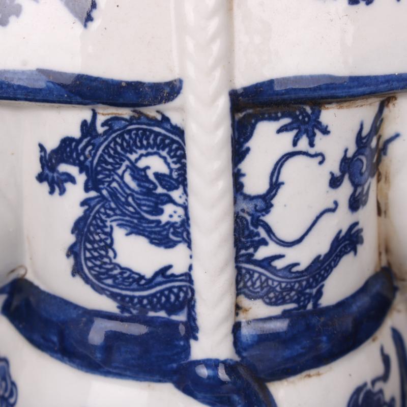 Blue and white hand character its kangxi emperor qianlong emperor antique porcelain antique antique old folk collection furnishing articles