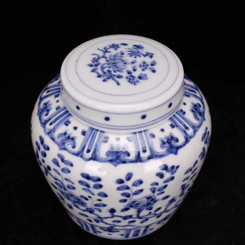 Jingdezhen hand - made kirin dragon grain day word wind canister caddy fixings antique ceramic tea set, tea is tea storage storehouse