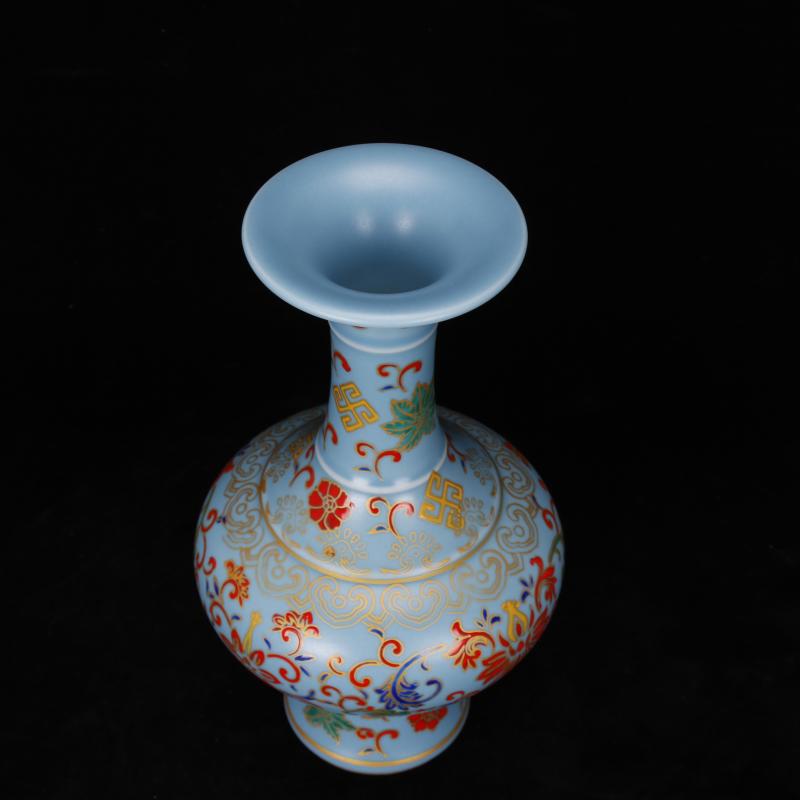 Jingdezhen imitation of the qing dynasty antique antique old goods ceramic flower vases, ancient Chinese style restoring ancient ways is sitting room ark of desk furnishing articles