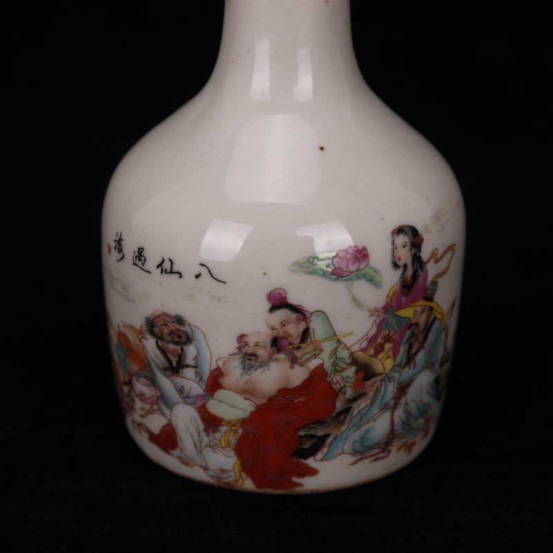 Jingdezhen archaize play jade antique old porcelain mini snuff bottle the study ancient frame to collect small place