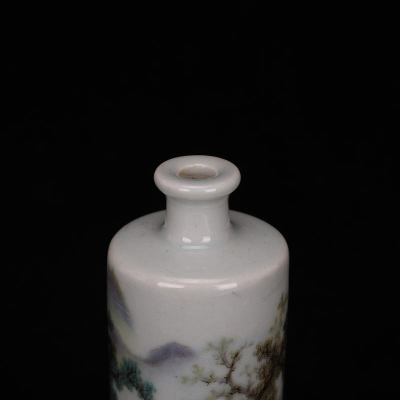 Jingdezhen archaize play jade antique old porcelain mini snuff bottle the study ancient frame to collect small place