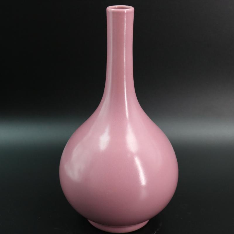 Carmine jingdezhen ceramics glaze vase household adornment furnishing articles of generic yongzheng antique antique handicraft