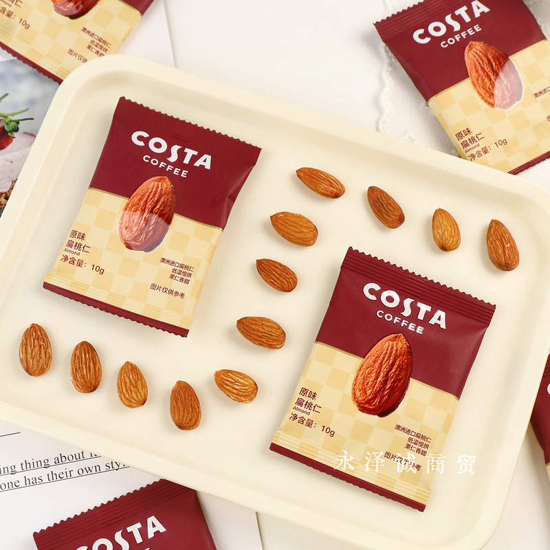 Costa Butter Honey Flavored Almonds Original Flavor High-End Wedding Candy Nuts Tea Break Snacks Bulk Pack