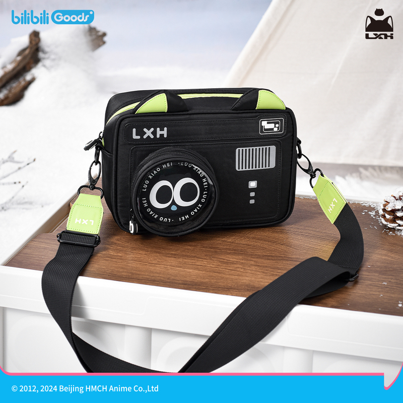 Bilibiligoods Luo Xiaohei's Legend Classic Cat-Ear Camera Style Bag Crossbody Bag/Travel Mug