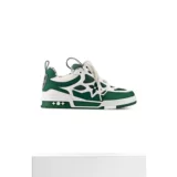 Европейская прямая почтовая почта LV/Louis Vuitton 23 Новые мужские зеленые коровьи скейтбординг обувь