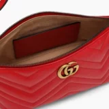 Гонконг Прямая почтовая почта Gucci GG Marmont Red Mall Sken Sack Single