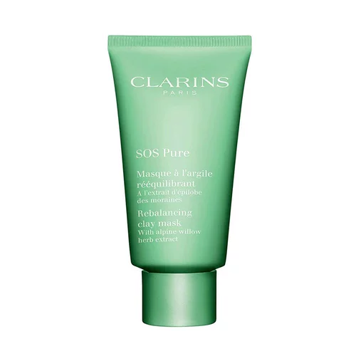 Clarins, осветляющая увлажняющая мягкая маска для лица, 75 мл, осветляет кожу