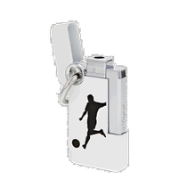 Europe Direct mail S T Dupont all Pence windproof lighter white fashion easy to carry safely