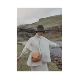 Европейская прямая почтовая почта Polene Numero Un Mini Women's Wamel Calfskin Сумка кроссба