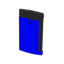 European direct mail S T Dupont French Dupont SLIM 7 series bright blue mixed black blue flame lighter