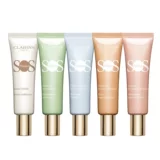 Clarins, легкая и тонкая осветляющая увлажняющая база под макияж, 30 мл, осветляет кожу