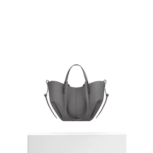 Европейская прямая рассылка POLENE Cyme Mini женская сумка оловянно-серого цвета из телячьей кожи