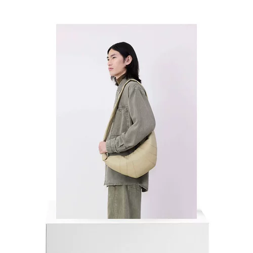 Прямая рассылка из Гонконга Lemaire Croissant, сумка через плечо среднего размера с рогом, кожаный кошелек BG0001LL0018