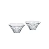 Европейская прямая почтовая рассылка Baccarat Barra Crystal Bowl Glaze Гладкая стенка режущей чаши для поверхности и гладкая 6 см.