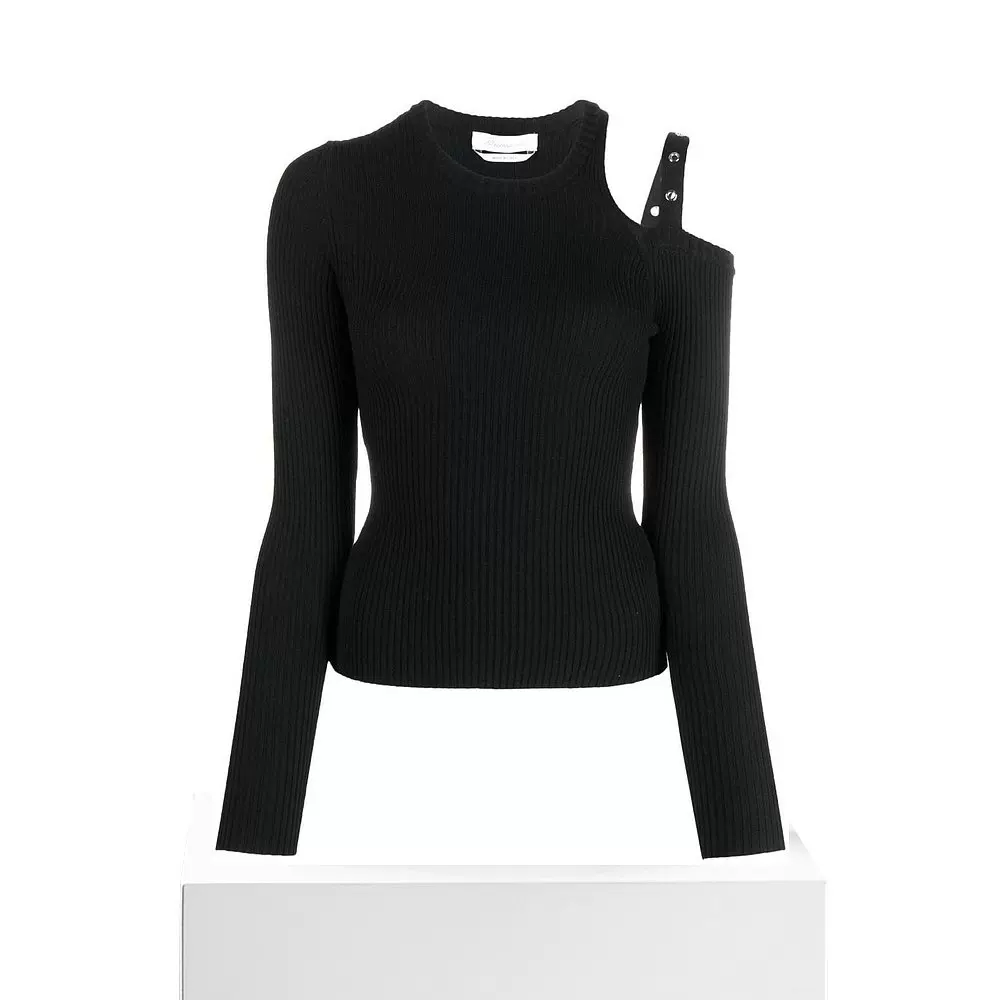 Короткий свитер из шерсти Blumarine, свитер, футболка, Гонконг