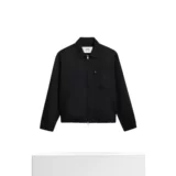 Гонконгская прямая почтовая почта Ами Париж Лонг -Слушанная куртка HJK053CO0009.