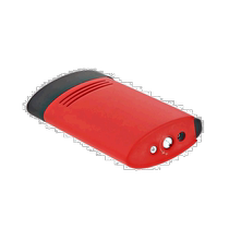 Self-operated｜S T Dupont French Dupont MEGAJET series matte black lacquer face red color matching lighter