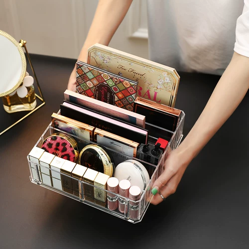 Пудра, тени для век, коробка для хранения, акриловая косметическая помада, кушон, съёмные румяна