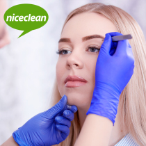 Good Qing disposable multi-purpose food catering kitchen Beauty Hair dyeing baking nitrile thin latex rubber gloves thin