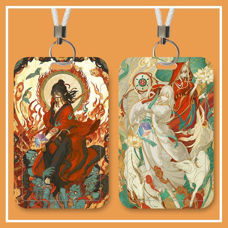 Tao Guai Xi Xian Li Huowang Sliding Cover Student Card Holder Peripheral Meal Card Bus Id Card Access Control Protective Cover Campus Tao Guai Xi Xian Li Huowang Sliding Cover Student Card Holder Peripheral Meal Card Bus Id Card Access Control Protective Cover Campus