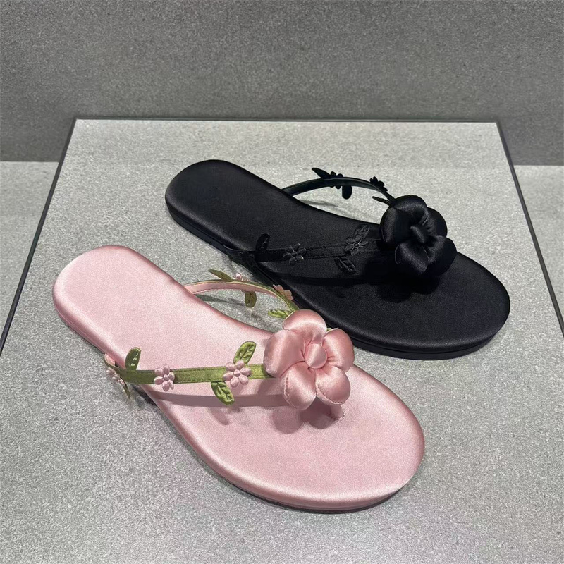 Chtsb&Ksrt2026 Spring New Style 70920221 Flower Series Holiday Style Flip-Flops Flat Thong Sandals