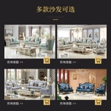 Кожаный диван в стиле европейского стиля