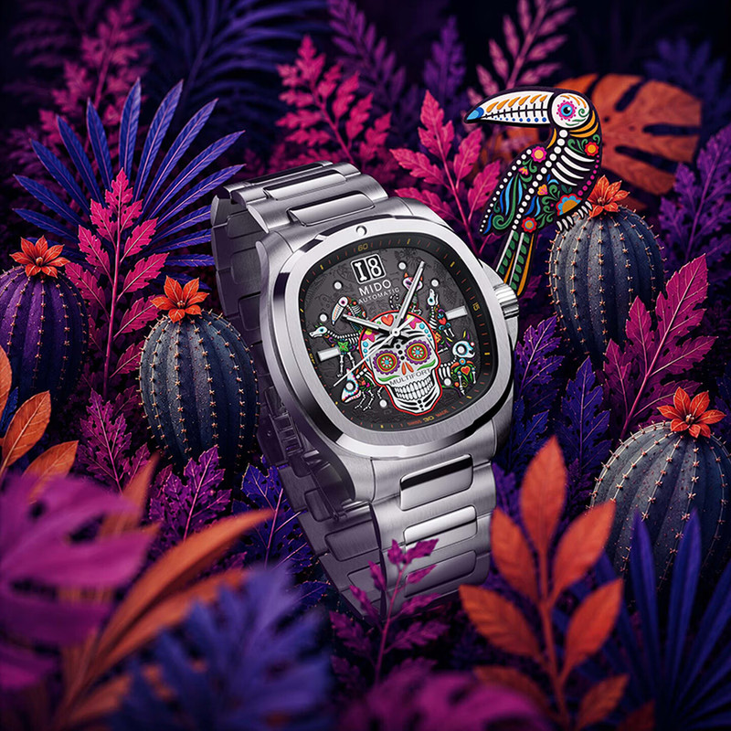 【2026 New Product】Mido “Day of the Dead” Helmsman Tv Large Calendar 2026 Limited Edition Spirit Beast Mechanical Watch 【2026 New Product】Mido “Day of the Dead” Helmsman Tv Large Calendar 2026 Limited Edition Spirit Beast Mechanical Watch