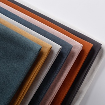 Thickened technology cloth sofa fabric modern simple light luxury floating window cushion cushion cover soft and hard bag solid color flannel cloth