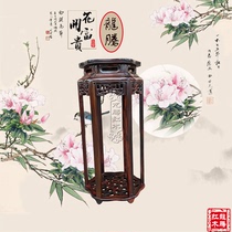  Mahogany boutique Lao big red acid branch flower rack Cochin yellow sandalwood solid wood plum blossom bonsai living room shelf