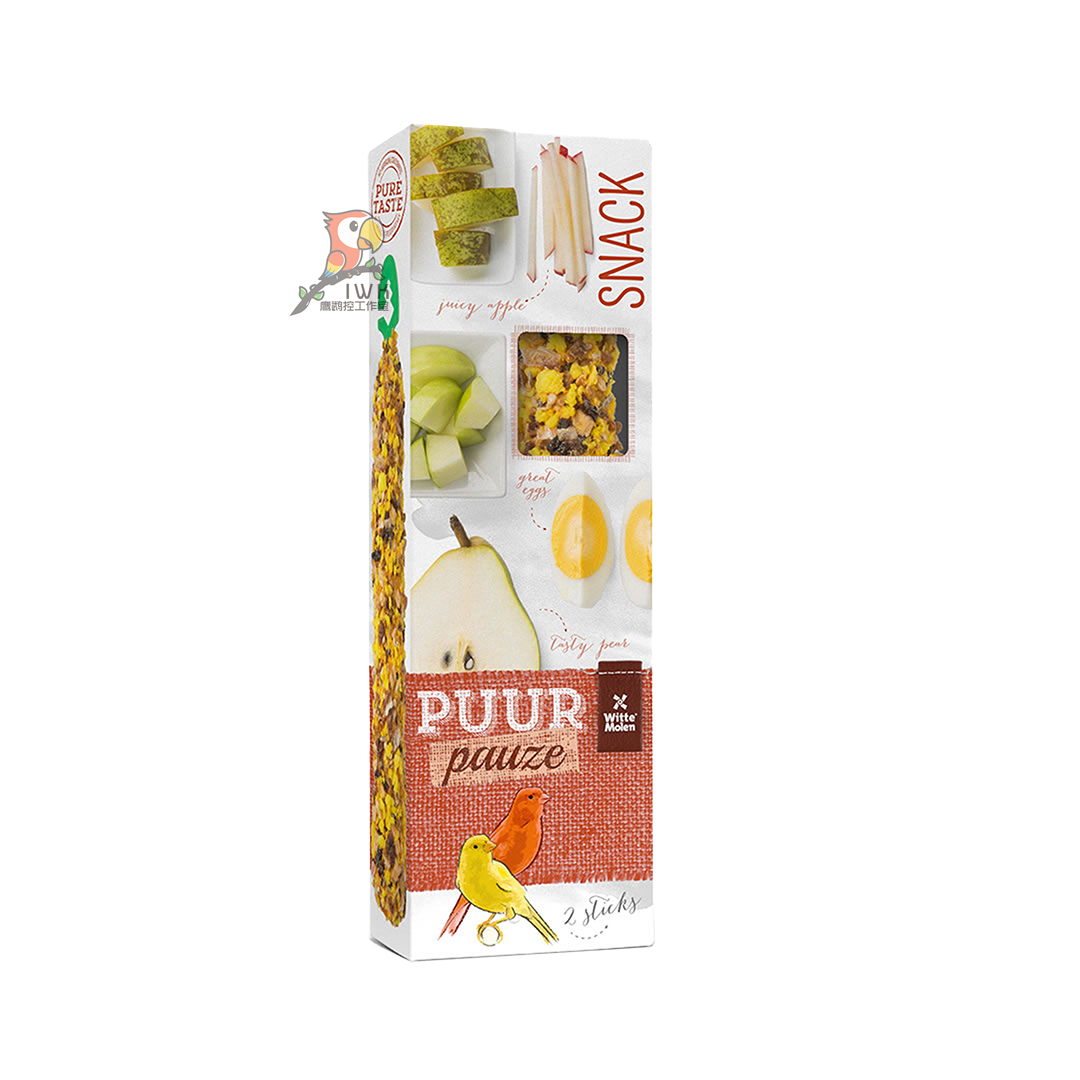 Dutch Vette Magic Wheel Witte Molen Bird Snack Bar Fruit Pie Cockatoo Snack Bar 60g Series