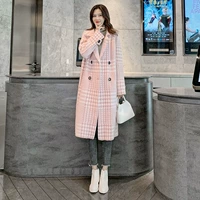 Зимняя длинная демисезонная куртка для беременных, 2019, в корейском стиле, средней длины