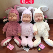 Clearance Cute Sleeping Accompanying Sleeping Doll Cute Rabbit Sleeping Doll with Eyes Closed