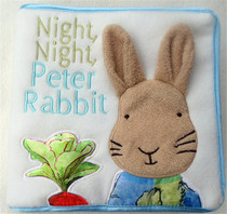 British royal brand Beatrix Potter Peter Rabbit Peter Rabbit three-dimensional embroidery cloth book