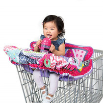 Infant multi-functional compact four-season two-in-one baby supermarket shopping cart pad dining chair seat cover pad hygienic and portable