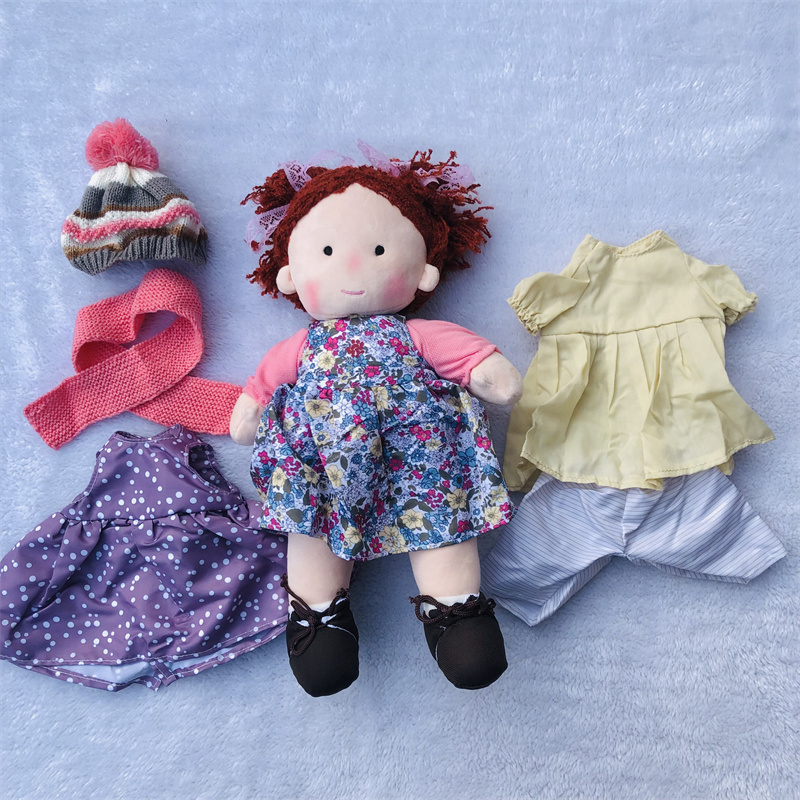 Clear cabin Korean genuine classic cloth doll plush paparazzi toy dressed as home wine appeasement hug girl soft gift