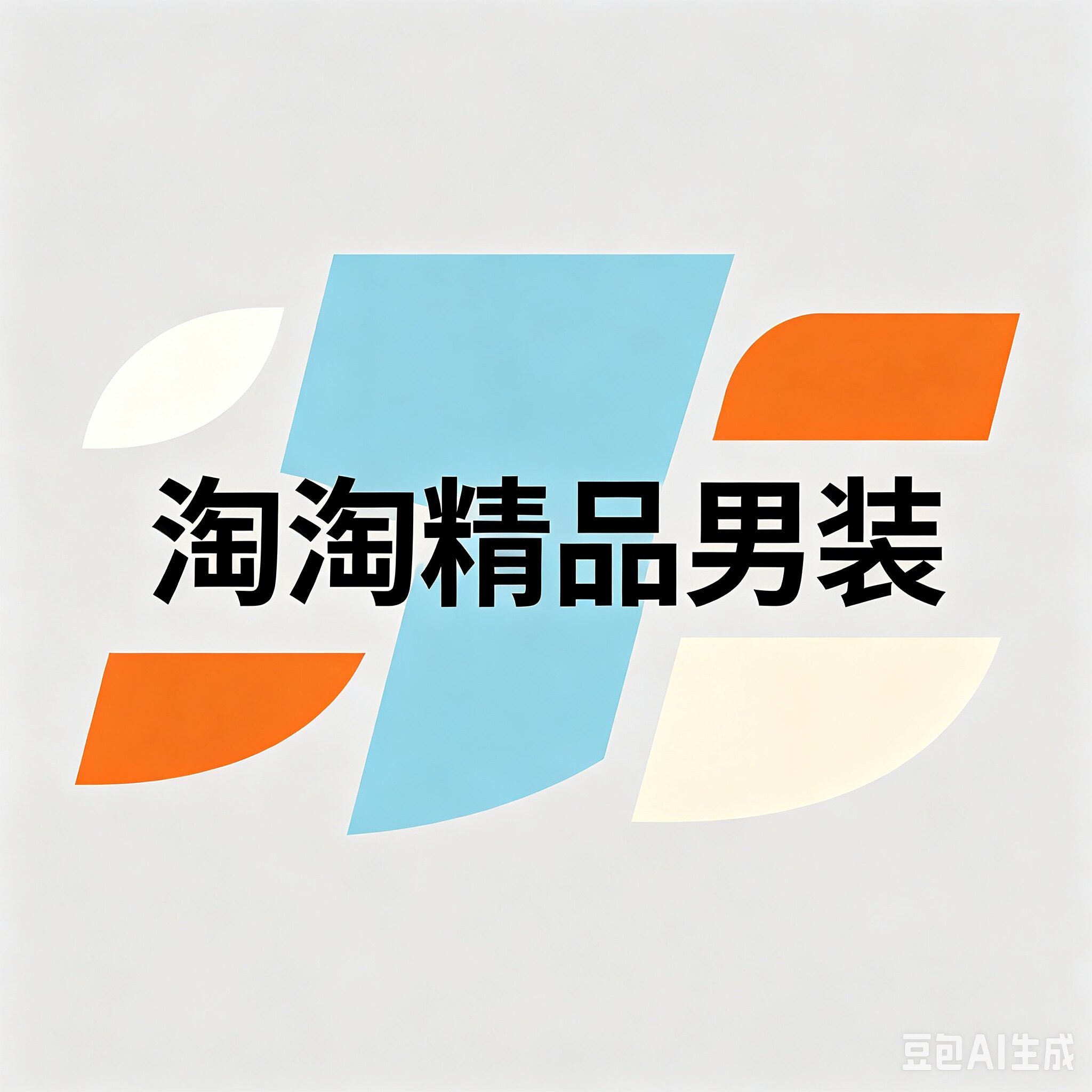 淘淘精品男装'的LOGO