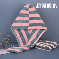 Deying super absorbent quick-drying hair cap Quick-drying towel for women to wash their hair Baotou bath towel cap shaking sound the same paragraph