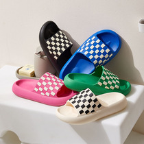Skewer Shoes Female Outwear Male And Female Couple Bathroom Flush Cool Non-slip Women Cool Drag Summer Slippers Interior Home Non-slip Bath
