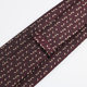 Burgundy Tie for Men, Formal Wear, Wedding, Festive, Groom, Fashionable Pattern, Business, Professional, Wedding, 8cm Hand-Tied Style