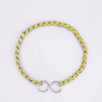 Лимонно-желтый ошейник-цепочка [только воротник]