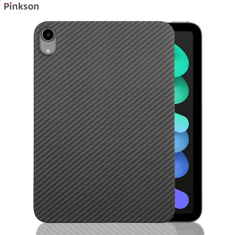Pinkson Is Suitable for Apple iPad Mini7 Protective Case 2024 New Model 8.3inch Pro Kevlar Mini6 Aramid Carbon Fiber Tablet Protective Case Anti-Fall, Lightweight, Hard and Heat-Dissipating 11inch